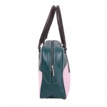 Beau Design Stylish  Green Color Imported PU Leather Casual Handbag With Double Handle For Women's/Ladies/Girls